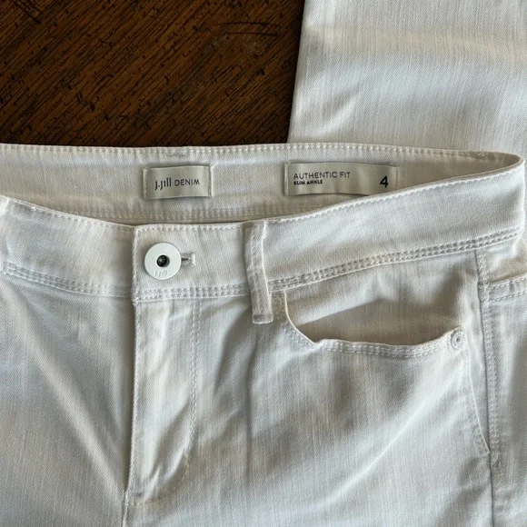 J. Jill Denim Authentic Slim Ankle Jeans NWOT Sz 4 - Picture 5 of 7